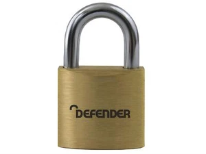 DEFENDER Brass Padlock 30mm Keyed Alike - Picture 1 of 1
