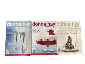 Donna Hay Magazine Cookbooks Bundle x 3 festive Xmas Christmas celebrate Lot - Picture 1 of 24