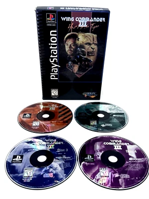 Wing Commander III Heart of the Tiger Long Box PS1 PlayStation 1 Tested - Image 1 of 3
