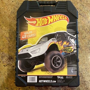 Hot Wheels Plastic Molded 48 Car Carry Storage Case w/ 26 Cars - Picture 1 of 19
