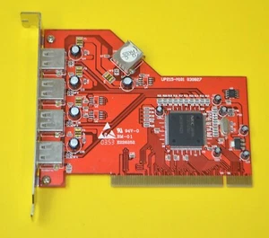 Generic 5 Port USB 2.0 Card , PCI, Mac/PC *Used* UP215-N101 - Picture 1 of 3