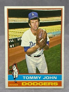 1976 Topps Tommy John Karte Nr. 416 Knitterfreie Los Angeles Dodgers NM+ - Bild 1 von 2