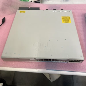 Cisco C9300-24UX-A 24x RJ45 MGig UPOE Switch + 2x PWR-C1-1100WAC-P + C9300-NM-8X - Picture 1 of 7