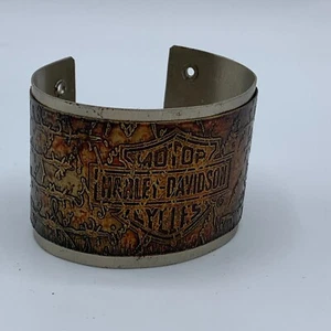 Vintage Silber Harley Davidson Armreif Armband - Bild 1 von 6