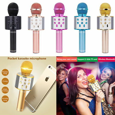 Karaoke Microphone Speaker Handheld KTV Player Mic Party Wireless Bluetooth  UK • 12.13£