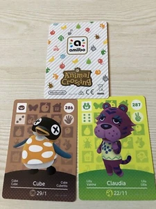 animal crossing new horizons amiibo Karte 286 Würfel 287 Claudia Plus Mystery Shiny - Bild 1 von 1