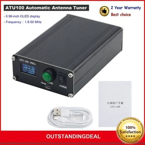 ATU-100 PRO+ Automatyczny tuner antenowy 100W 1,8-50MHz z wyświetlaczem OLED 0,96" ot89 - Zdjęcie 1 z 7