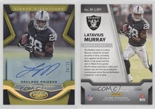2016 Certified Mirror Signatures Gold /25 Latavius Murray #M-LMY Auto