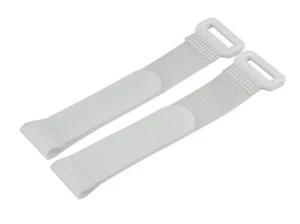 Akku Klettband 2 Stk. 200mm x 20mm Weiss 650016 Yuki - Bild 1 von 1