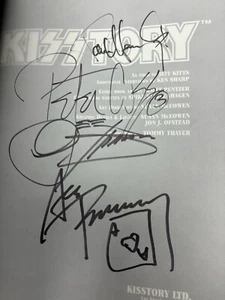 KISS Signed Kisstory Book PSA Autographed By Original Band! π βοΈ πͺ π πΈ - Picture 1 of 8