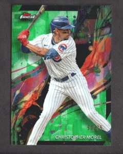 2024 Topps Finest Baseball Green Refractors #21 Christopher Morel /75 - Picture 1 of 1