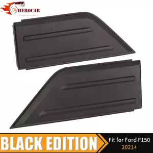 Front Bumper Corner Panel Replacement For Ford F150 F-150 21+ Black Accessories - Foto 1 di 8
