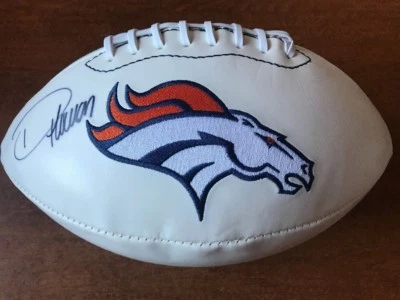 Demaryius Thomas Autographed Full Size Denver Broncos Logo Football JSA COA - Image 1 of 4