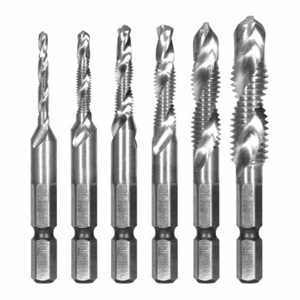 VALEX SET PUNTE PER METALLO AUTOFILETTANTI HSS FERRO SERIE 6PZ. M3-M10 1461300 - Foto 1 di 5