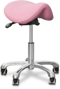 Saddle Stool Tilting Available Ergonomic Swivel Stool Chair with Hydraulic Lifti - Picture 1 of 12