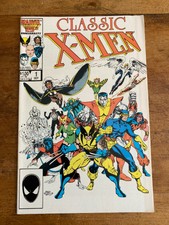 CLASSIC X-MEN #1 1986 Marvel Comics WOLVERINE CYCLOPS JEAN GREY e
