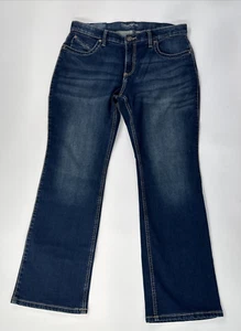 Wrangler Ultimate Riding Jeans Damen 34x30 Denim Stretch Mid Flare 13/14 NEU - Bild 1 von 11