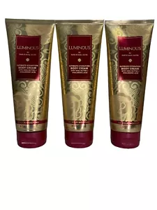 3 BATH & BODY WORKS LUMINOUS ULTIMATE HYDRATION CREAM 24HOUR MOISTURE - Picture 1 of 3