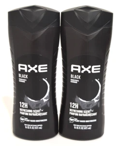 AXE ~Black Frozen Pear & Cedarwood~ 12H Refreshing Scent Body Wash 16oz (2pk) - Picture 1 of 2