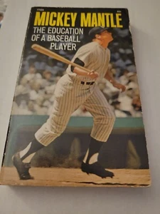 1969 Mickey Mantle 1st printing paperback book nice condition Yankees - Picture 1 of 10