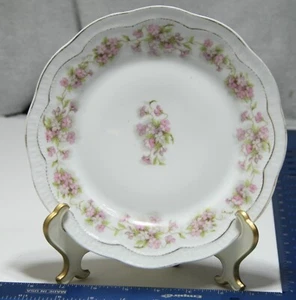 Piatto floreale vintage Z. S. & C0 rose rosse Baviera piatto da collezione piatto smerlato - Foto 1 di 5
