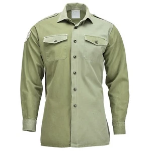 Original British army shirt O.D Green Military service long sleeve BDU - Picture 1 of 6