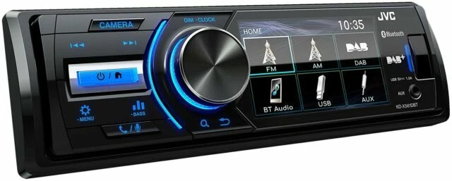 JVC 3" Mechless Mp3 Car Radio With Bluetooth - Black (KD-X561DBT)