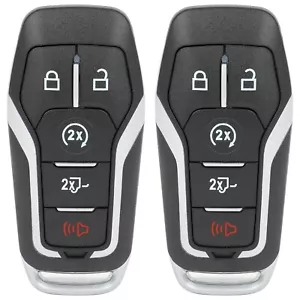 2x For Ford F150 2015 2016 2017 Remote Key Fob Uncut Shell Case - Picture 1 of 5