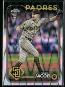 2024 Topps Chrome Update #USC129 Alek Jacob RayWave Refractors - Picture 1 of 2