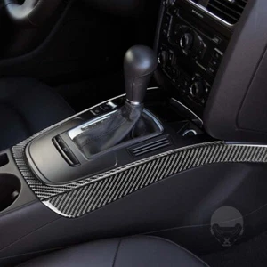 4pcs Soft Carbon Fiber Center Console Gear Shift Cover Trim For Audi A5 2009-16 - Picture 1 of 7