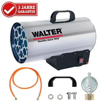 WALTER Gasheizkanone Heizkanone XL 18,2 kW, Gasheizgebläse Heizgebläse Gasheizer