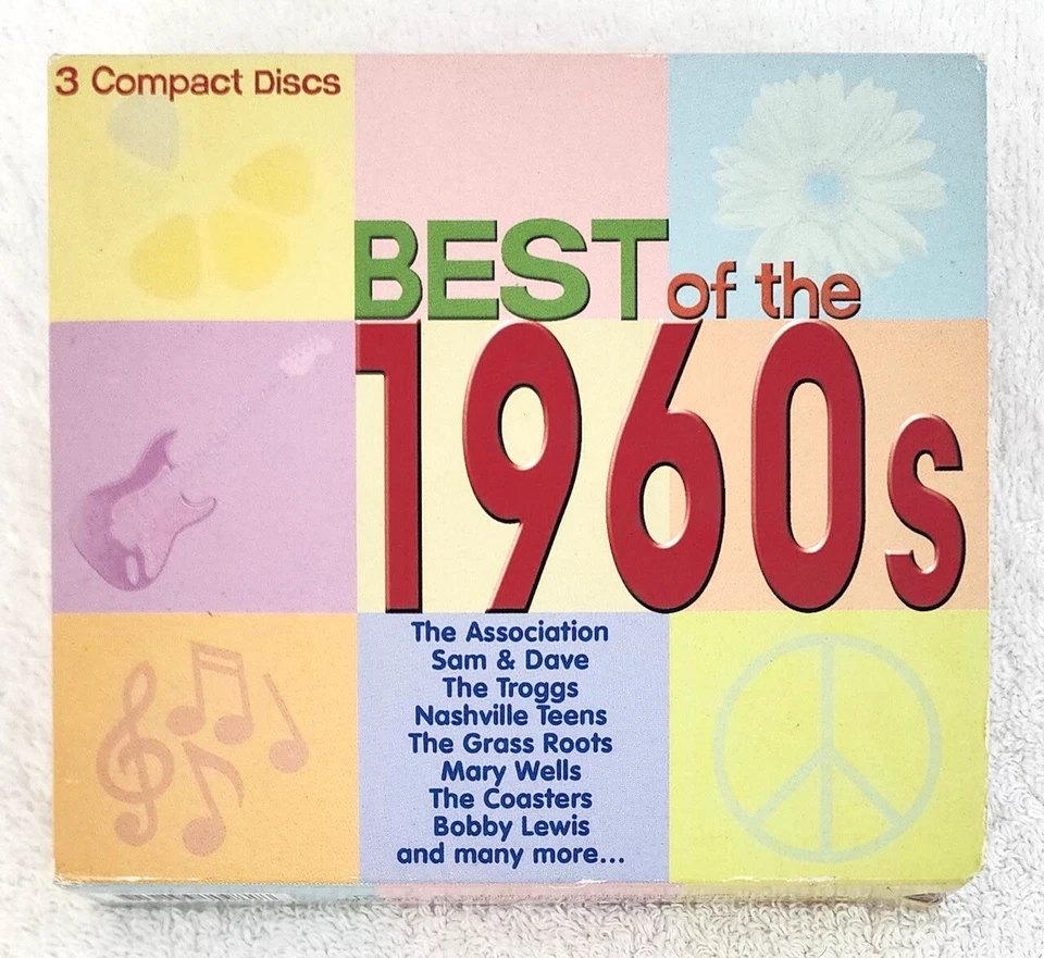 BEST OF THE 1960s 3-DISC CD BOX SET 30 Songs Compilation TROGGS BOX TOPS TURTLES - Image 1 of 4