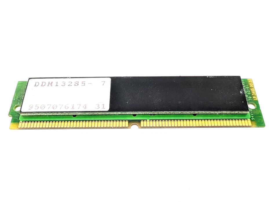 Ddm132S5-7 4Mb Ps/2 Fpm Ram Simm 1Mx32 72Pin Memory Single Sided Non Parity 70Ns - Image 1 of 1
