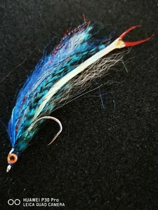 1x Saltwater Competition Gr.1/0 10cm MACKEREL Fliegenköder Neu 2005 Orvis, Salbei, NEU - Bild 1 von 8