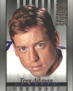 1997 Studio Football Card #1 Troy Aikman