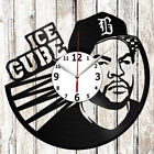 Ice Cube Vinyl Record Wall Clock Handmade Decor Original Gift 4531