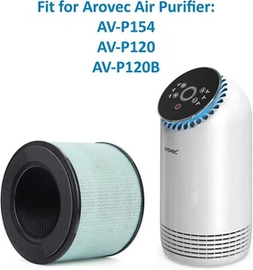 Arovec Air Purifier Replacement True Hepa Filter,Carbon Filters (AV-P120-RF) - Picture 1 of 14