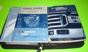 2006 FORD F SUPER DUTY DIESEL OWNERS MANUAL SET 06 GUIDE F250 F350 +case - Picture 1 of 1