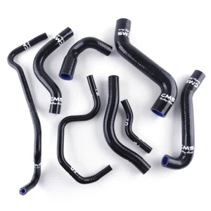 Black For 1998 1999-2006 Audi TT S3 1.8T 225 HP Warm Wind Silicone Coolant Hose - Picture 1 of 12