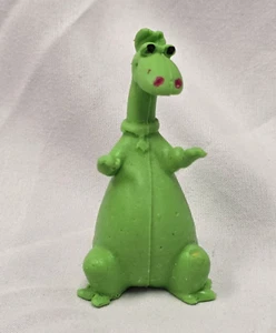 Diener Flintstones Dino Soft Rubber Eraser Green Vintage 70s - Picture 1 of 5
