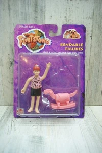 Vintage 1993 The Flinstones Pebbles Bendable Figure Mattel NOS Sealed - Picture 1 of 2