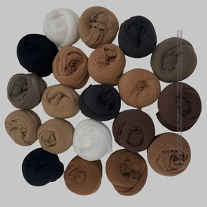 Assorted 8 Color Sheer Nylon Knee High Pantyhose 20 Pair Pack Best Gift USA Made - Picture 1 of 14
