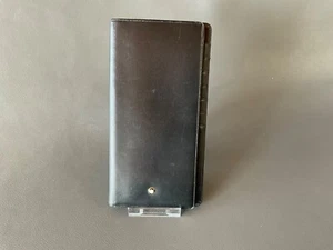Montblanc Portemonnaie Leder Geldbörse schwarz - Bild 1 von 10
