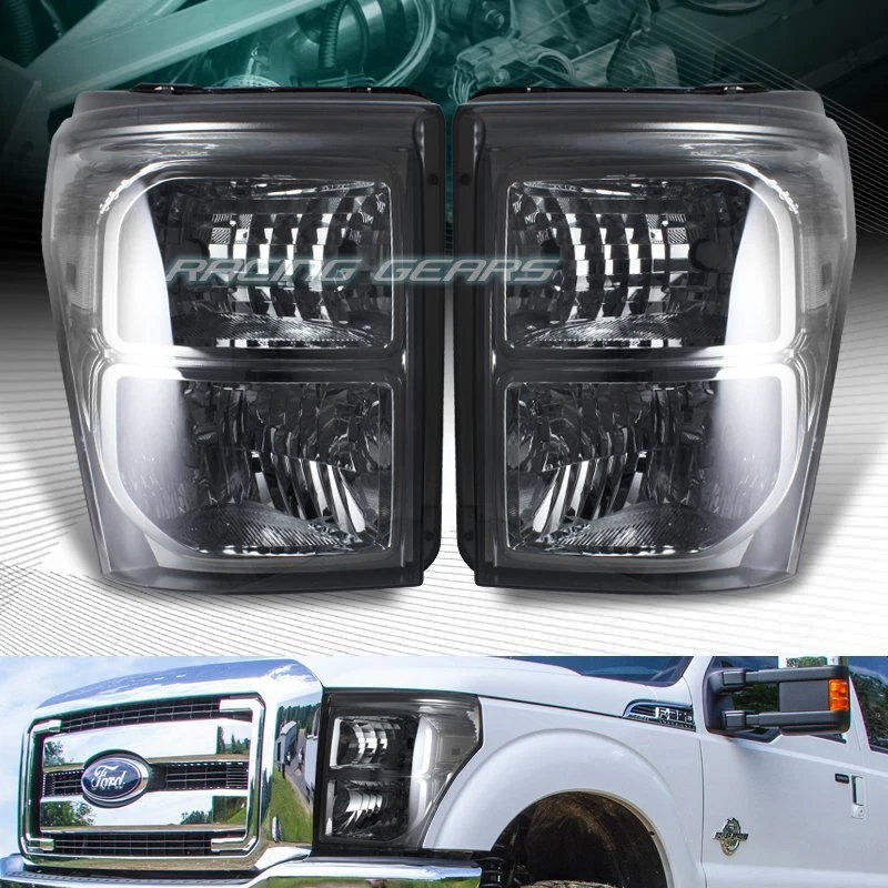 LENTE DE HUMO CON REFLECTOR TRANSPARENTE FAROS LÁMPARAS APTOS PARA FORD F250/F350 SUPERDUTY 11-16 Foto 1 de 3