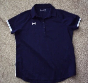 POLO DONNA UNDER ARMOUR XL BLU NAVY - Foto 1 di 1