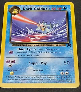 Dark Golduck 1ère édition Team Rocket Set 1999 carte n° 37/82 - Photo 1 sur 4