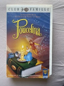 CASSETTE VIDEO VHS DESSIN ANIME Poucelina - Imagen 1 de 3