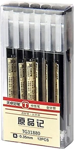 Gel Ink Pen Japanese Style Liquid 0.35Mm Ultra Fine Ballpoint Maker Pen for O... - Picture 1 of 6