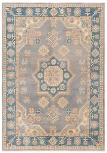 Kazak Handwoven Oriental Rug 177 x 125 cm-Fine, Carpet, Rug, Grey - Picture 1 of 11