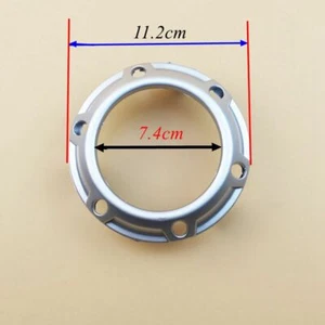 2PCS Front Fog Light Lamp Silver Cover Frame For Mitsubishi Outlander 2007-2009 - Foto 1 di 5